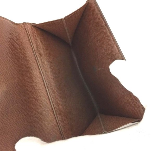 011067D Louis Vuitton Wallet Monogram Portefeiulle Elise Trifold - Picture 7 of 9